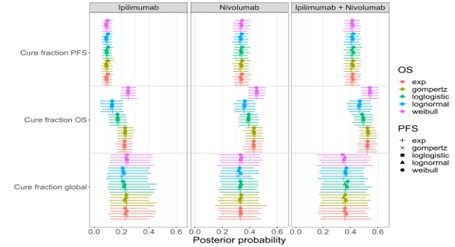 Bayesian Hierarchical Mixture Cure Modeling for Survival Analysis in Oncology Trials